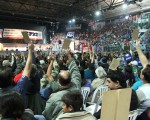 Los 10 mil compañeros colmaron una vez más el Polideportivo de Mar del Plata y aprobaron cada una de las votaciones con una participación activa.